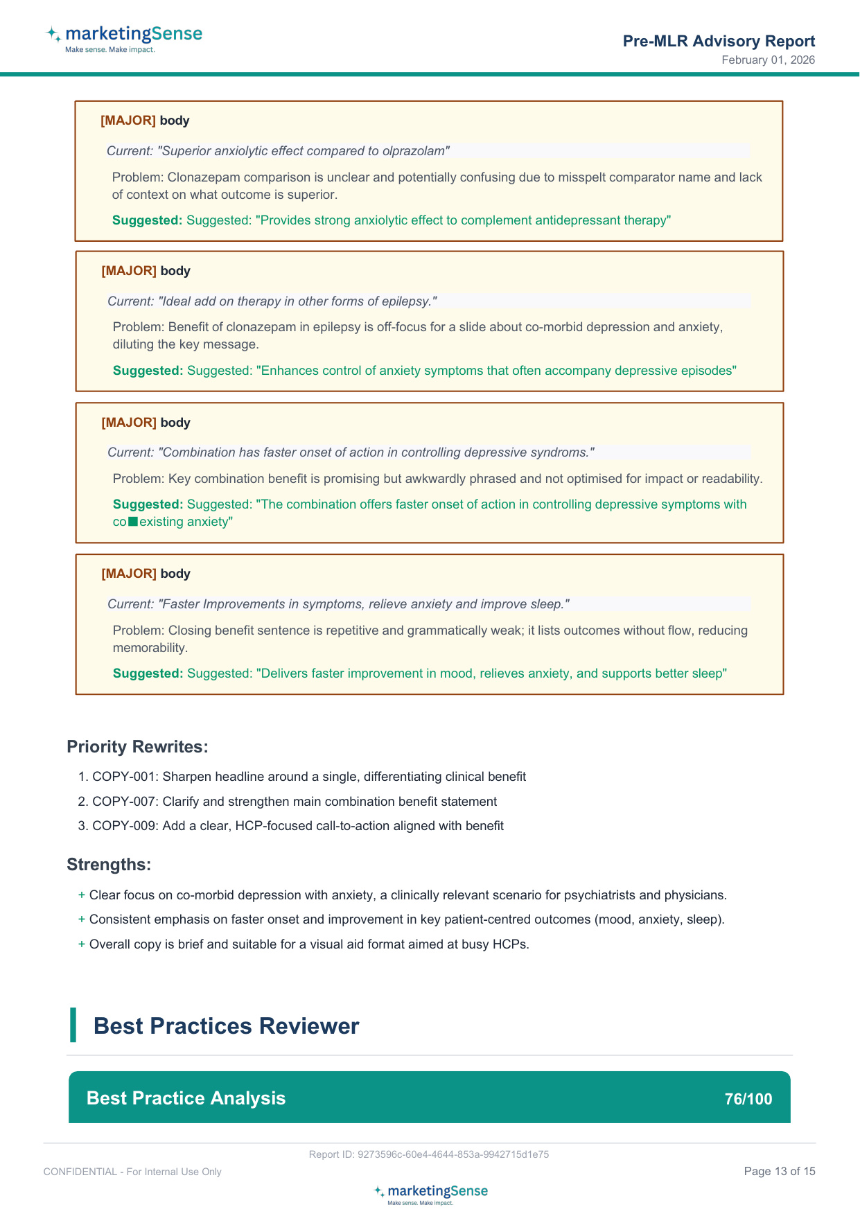 Sample Report — Page 13