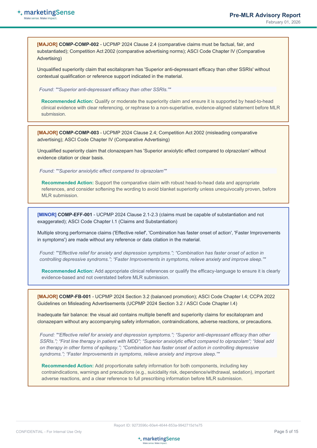 Sample Report — Page 5