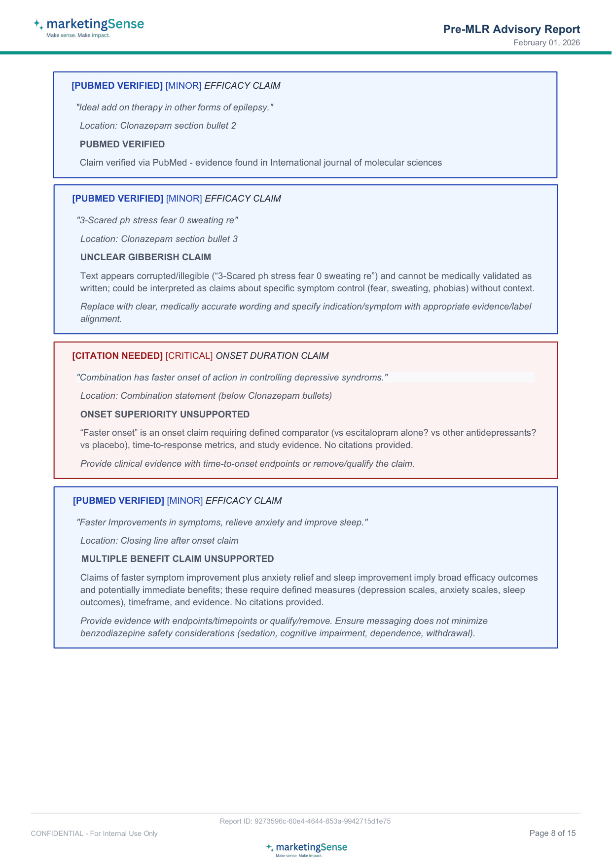 Sample Report — Page 8